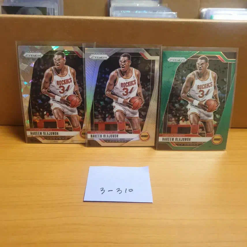 [BUNJANG] Panini Prism Hakeem Olajuwon Basketball Card Bundle Set / 파니니 프리즘 하킴 올라주원 농구카드