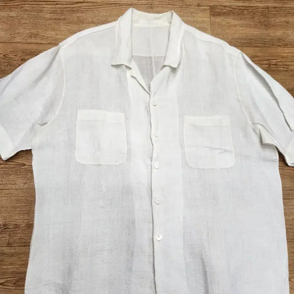 [BUNJANG] Ramie Shirt White / 모시셔츠
