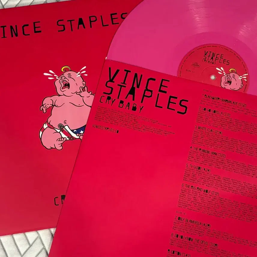 [BUNJANG] Vince Staples Cry Baby Pink LP / Vince Staples - Cry Baby LP