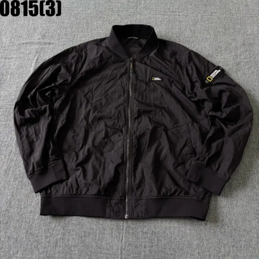 [BUNJANG] National Geographic Windbreaker Jacket Black 2XL / 내셔널지오그래픽 바람막이 블랙 2XL 8/15