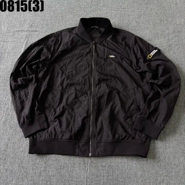 [BUNJANG] National Geographic Windbreaker Jacket Black 2XL / 내셔널지오그래픽 바람막이 블랙 2XL 8/15