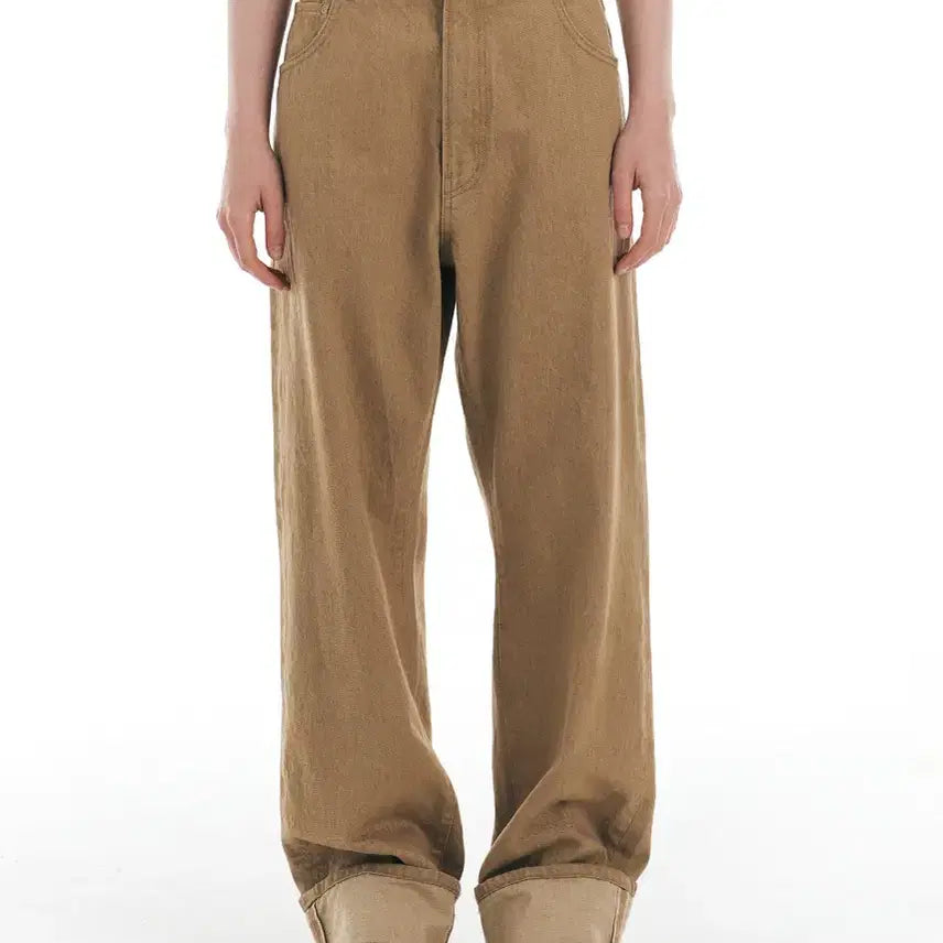 [BUNJANG] Grove Danny Selvedge Denim Pants Beige M / 그로브 DANNY SELVEDGE DENIM PANTS 베이지 데님 바지 M