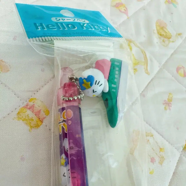 [BUNJANG] Hokkaido Limited Shinkansen Kitty Strap Mechanical Pencil / 홋카이도 한정 신칸센 키티스트랩 샤프 / 킽스 당지키티 고전키티