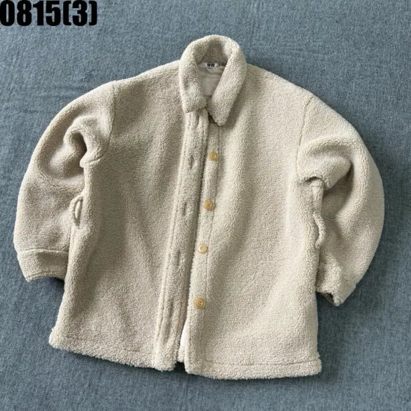 [BUNJANG] Uniqlo Fleece Jumper Beige M / 유니클로 플리스 베이지 점퍼 m 8/15