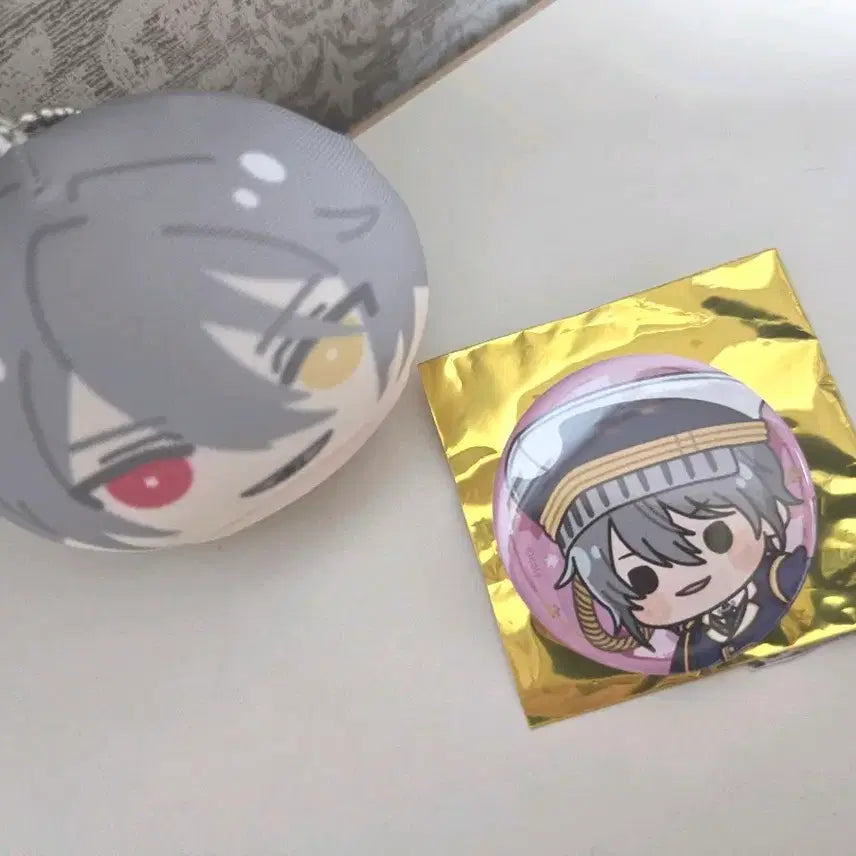 [BUNJANG] Magical Lord Mahoyaku Owen Manju & Can Badge Set / 마법사의 약속 마호야쿠 오웬 만쥬 캔뱃지 세트