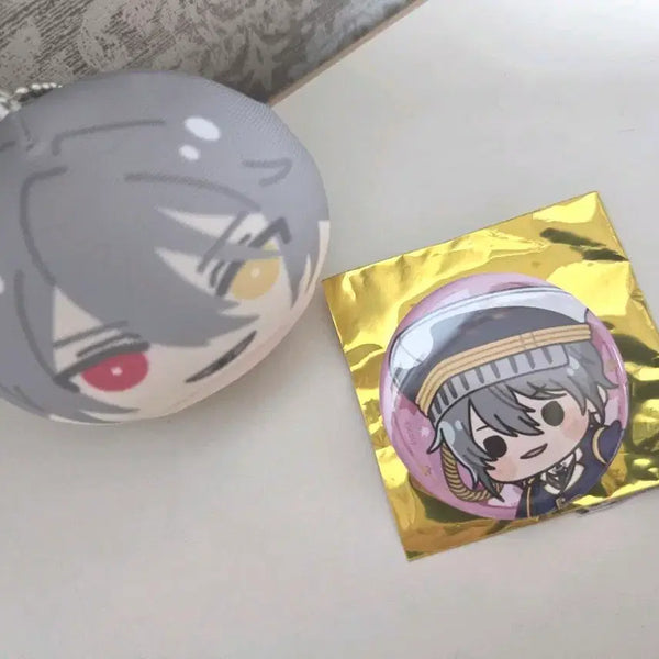 [BUNJANG] Magical Lord Mahoyaku Owen Manju & Can Badge Set / 마법사의 약속 마호야쿠 오웬 만쥬 캔뱃지 세트