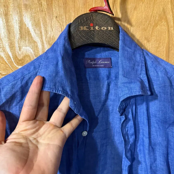 [BUNJANG] Ralph Lauren Purple Label Linen Shirt / 랄프로렌 퍼플라벨 린넨 셔츠 판매 합니다.