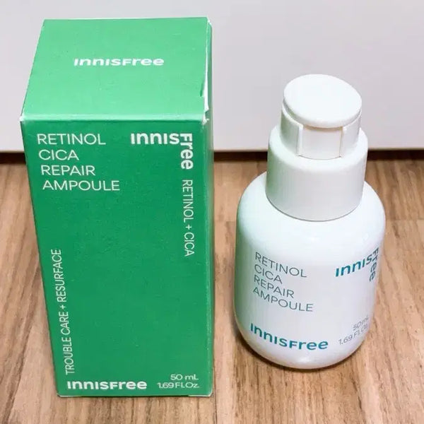 [BUNJANG] Innisfree Retinol Cica Trouble Ampoule 50ml / [새상품] 이니스프리 레티놀 시카 흔적 앰플 50ml
