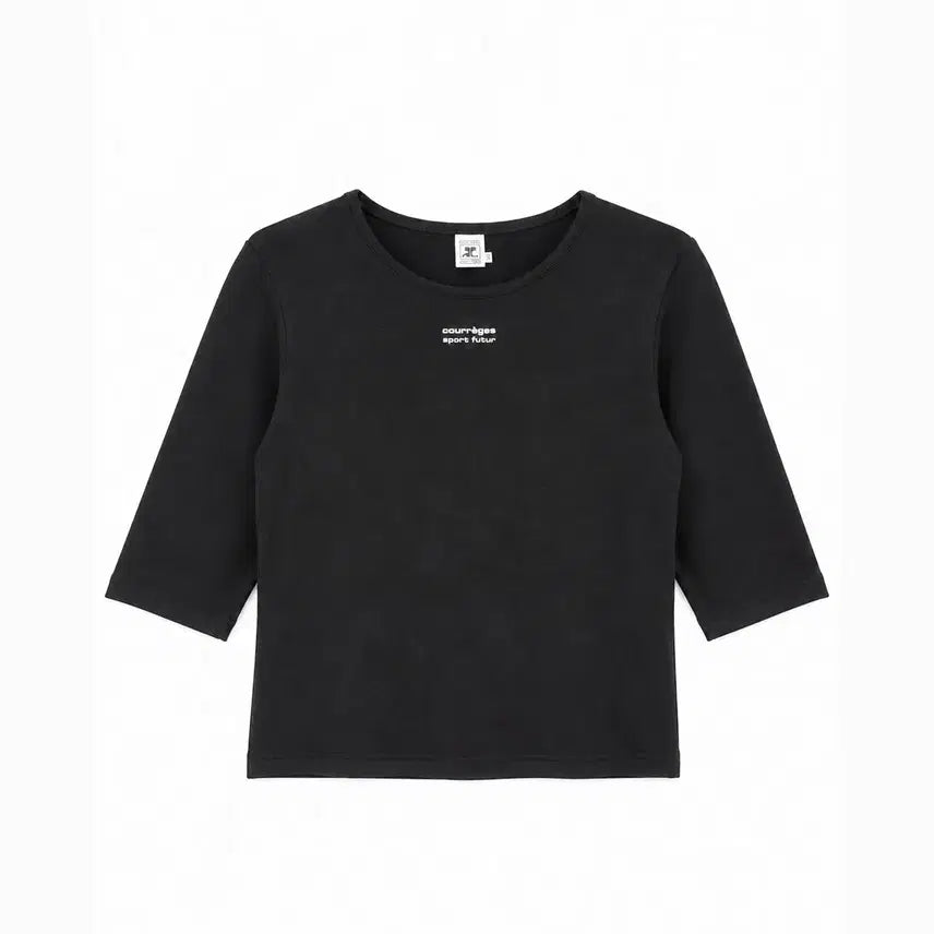 [BUNJANG] Courreges Cotton Blend T-Shirt Women / COURREGES 꾸레쥬 코튼 혼방 티셔츠 - Women (6311)