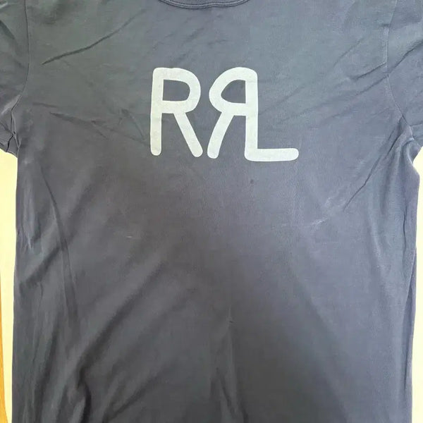 [BUNJANG] RRL Navy Short Sleeve T-Shirt (L) / RRL 네이비 반팔 L