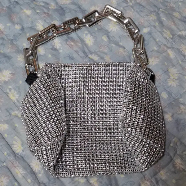 [BUNJANG] Mini Dot Bag with Chain Handle / 가방 - 미니 도트백