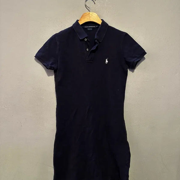 [BUNJANG] Polo Ralph Lauren Navy Collar Dress / 폴로 랄프로렌 네이비 카라 원피스