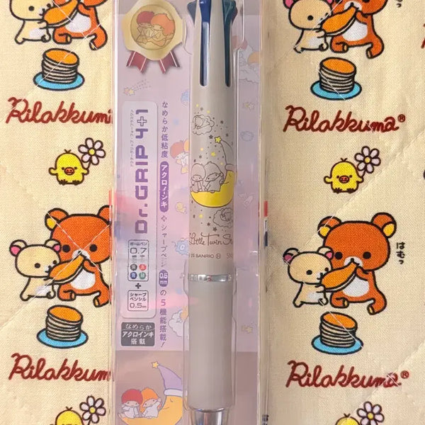 [BUNJANG] Kiki & Lala 4 Color Multi Pen with 0.5mm Mechanical Pencil / 키키라라 4색 멀티펜