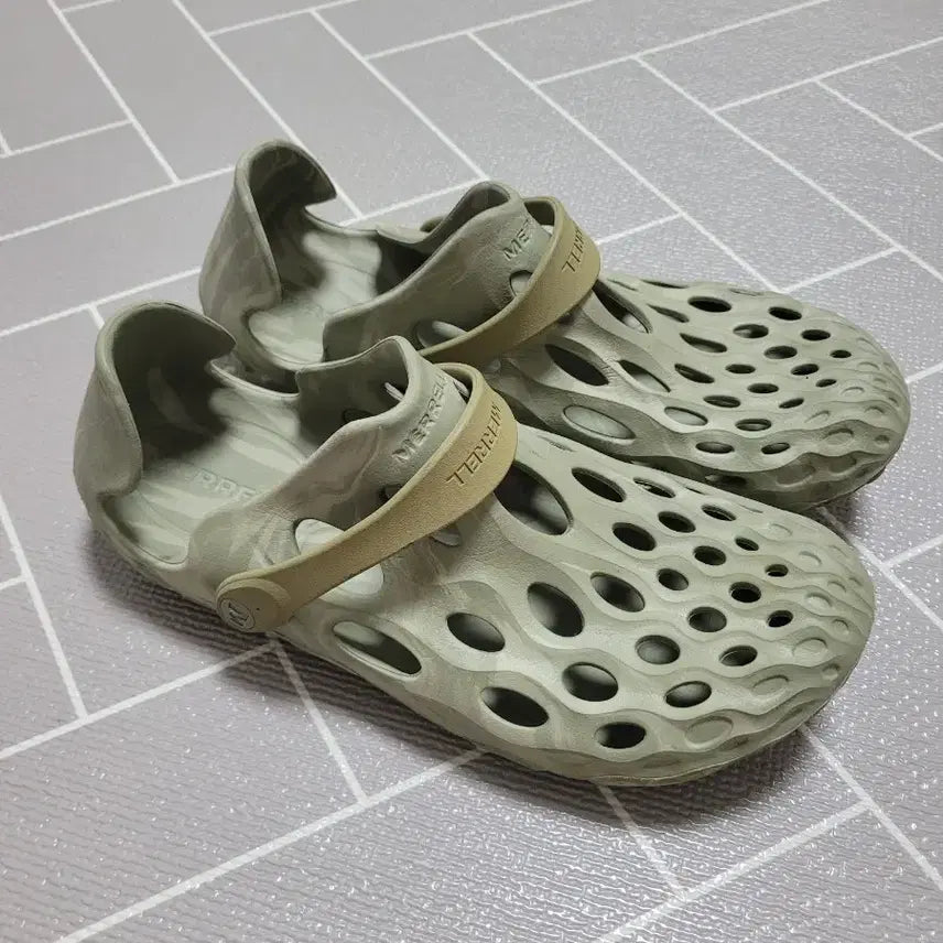 [BUNJANG] Merrell Hydro Moc Olive Drop Sandals 280 / 머렐 하이드로 목 올리브 드랩 280