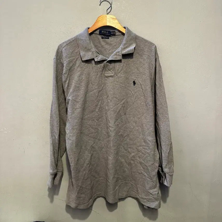 [BUNJANG] Polo Ralph Lauren Long Sleeve PK Collared T-Shirt / 폴로 랄프로렌 긴팔 pk카라티
