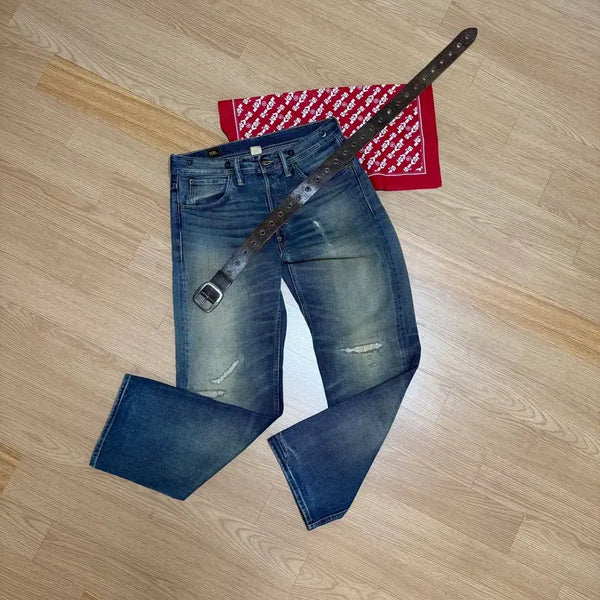 [BUNJANG] Levi's Vintage Leather Belt Unused / 리바이스 빈티지 가죽 벨트 미사용 제품 싸게