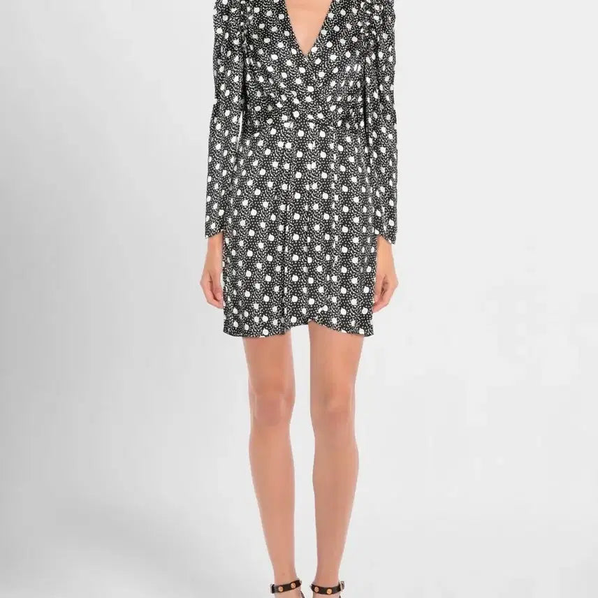 [BUNJANG] Sandro Polka Dot Mini Dress / (새상품) 산드로 원피스