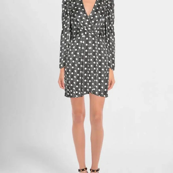 [BUNJANG] Sandro Polka Dot Mini Dress / (새상품) 산드로 원피스