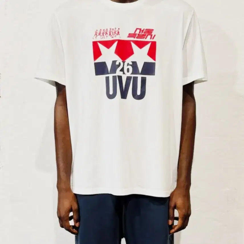 [BUNJANG] UVU Seoul 26 T-Shirt White L / UVU 서울 26 티셔츠 화이트 새상품