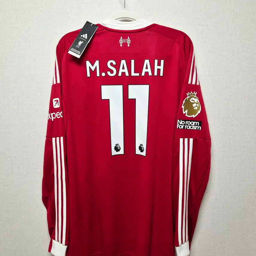 [BUNJANG] Liverpool 25-26 Home Long Sleeve No.11 Salah Authentic Jersey / (새상품) 25-26 리버풀 홈 긴팔 No.11 살라 정품 유니폼