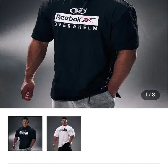 [BUNJANG] Reebok x APDO Oversized Short Sleeve T-Shirt Black 2XL / 리복 X 압도 오버사이즈 반팔티 블랙 2xl 새상품