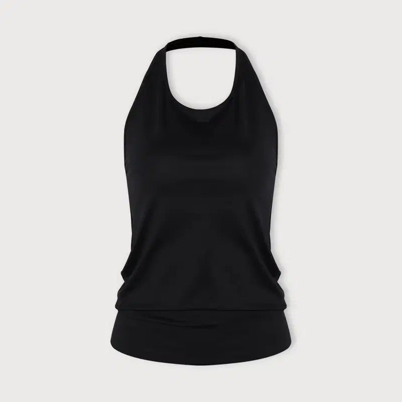 [BUNJANG] Ethos Halter Sleeveless Top Black / 에토스 ethos LOOSE HALTER SLEEVELESS 블랙 (새제품)