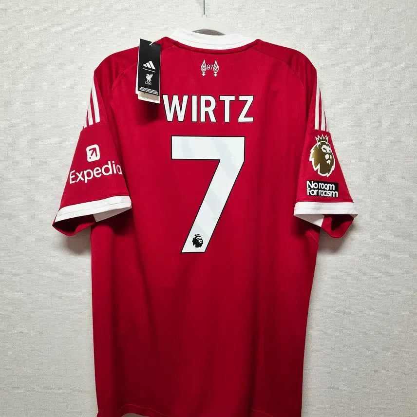 [BUNJANG] Liverpool 25-26 Home Jersey No.7 Wirtz - Authentic / (새상품) 25-26 리버풀 홈 No.7 비르츠 리그 정품 유니폼