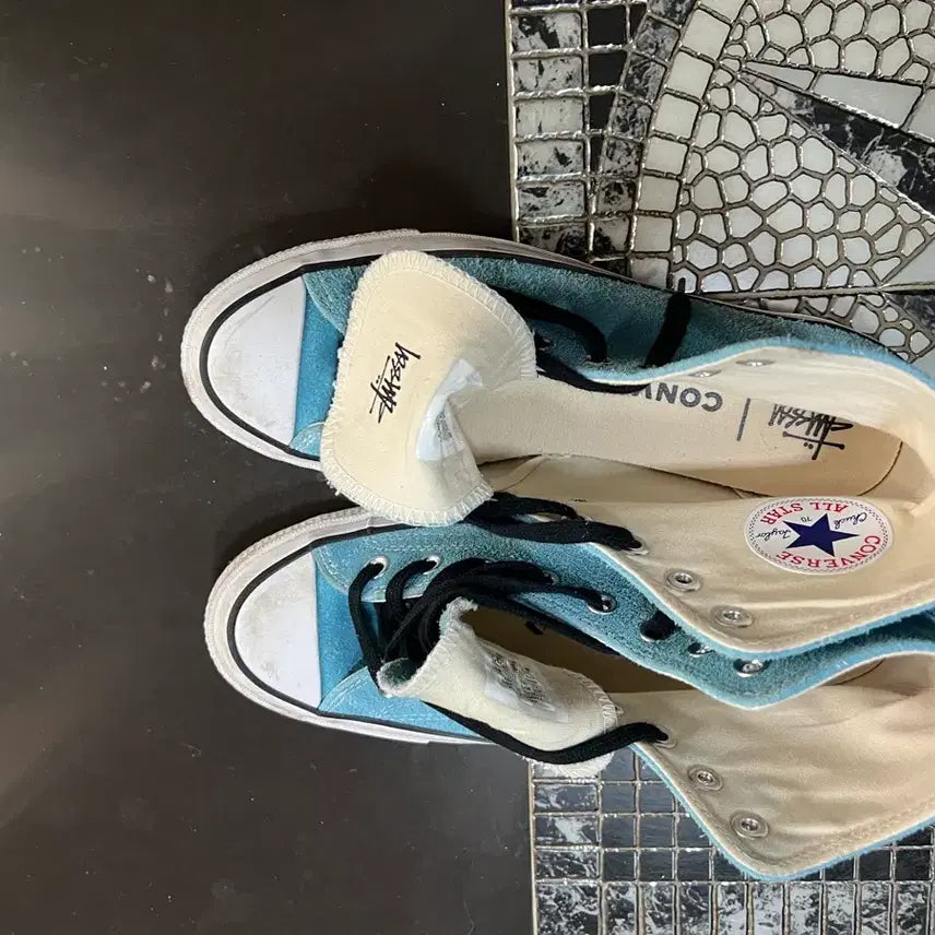 [BUNJANG] Converse x Stussy Chuck 70 High Sky Blue / 컨버스 x 스투시 척 70 하이 스카이 블루
