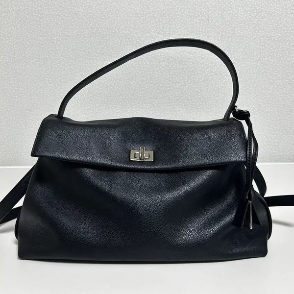 [BUNJANG] Genuine Leather Halo Satchel Bag / 소가죽 조이그라이슨 헤일로 사첼백