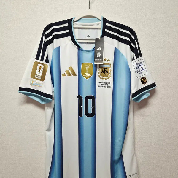 [BUNJANG] Argentina 2026-2028 Home No. 10 Messi Authentic Jersey / (새상품) 26-28 아르헨티나 홈 No.10 메시 결승 정품 유니폼