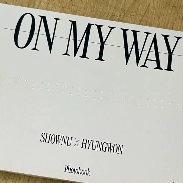 [BUNJANG] Monsta X Shownu & Hyungwon ON MY WAY Photobook / 몬스타엑스 셔누형원  ON MY WAY 몬엑 포토북