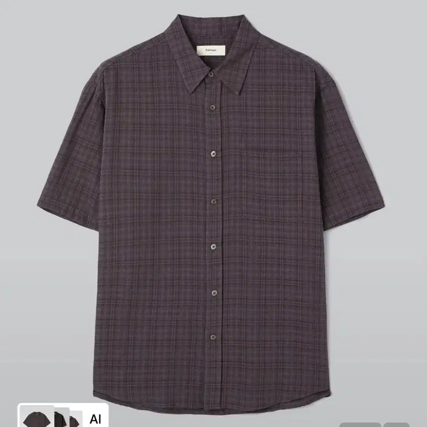 [BUNJANG] Fabrega Kylie Short Sleeve Shirt Red Bean / 파브레가 카일리 반팔셔츠 레드빈