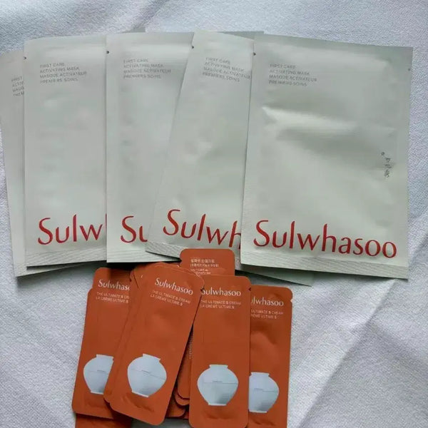 [BUNJANG] Sulwhasoo Concentrated Ginseng Renewing Creamy Mask (5 Sheets) with Essential Firming Cream Special Set / 설화수 윤조 마스크5매 (진설아이크림 증정)