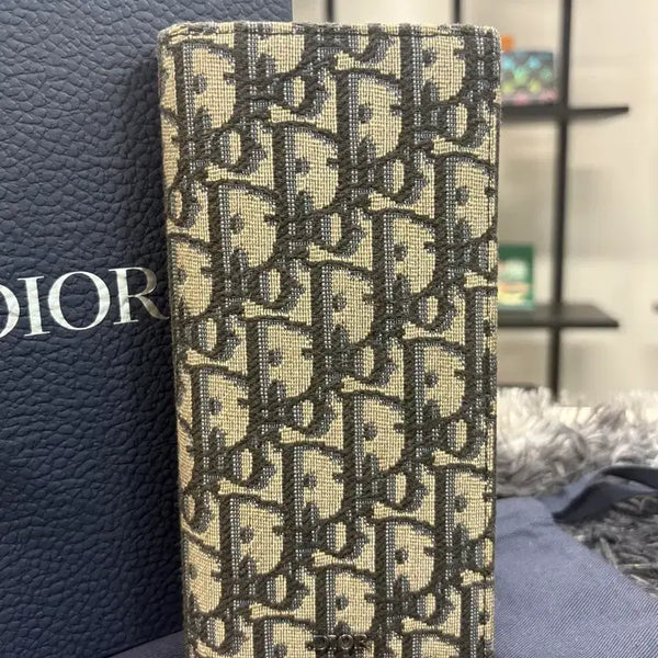 [BUNJANG] Dior Dior Oblique Beige Long Wallet (New) / [새상품급,풀구성,신형] 디올 오블리크 베이지 장지갑