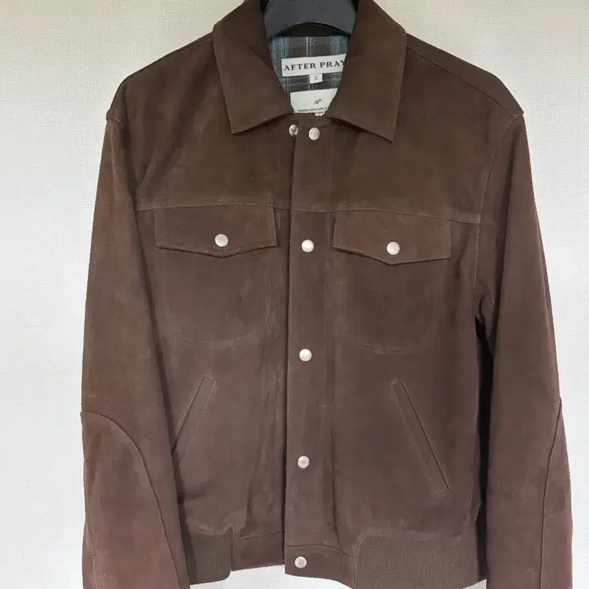 [BUNJANG] After Pray Suede Jacket Brown / L) 애프터프레이 스웨이드 자켓 브라운