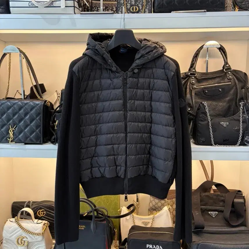 [BUNJANG] Moncler Knit Padded Jacket / [정품/M] 몽클레어 니트패딩