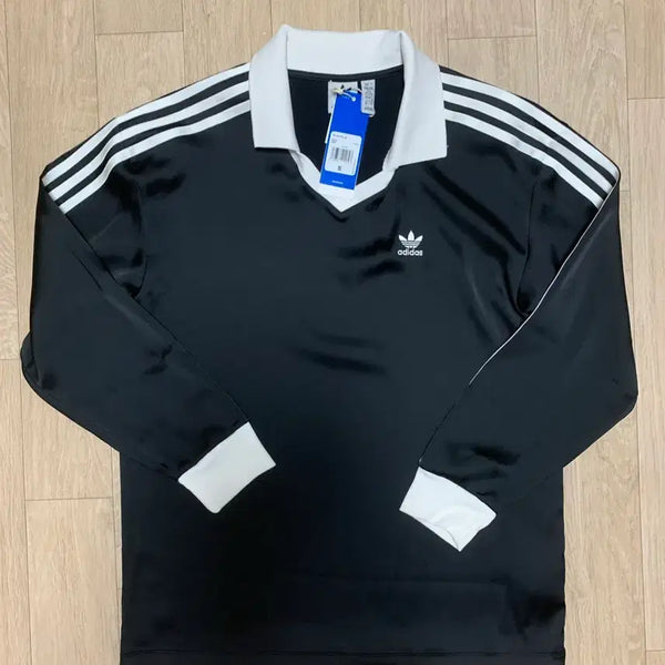[BUNJANG] Adidas Satin Long Sleeve Top Asian Fit Small / 아디다스 사틴 롱 슬리브 탑 아시안핏 스몰
