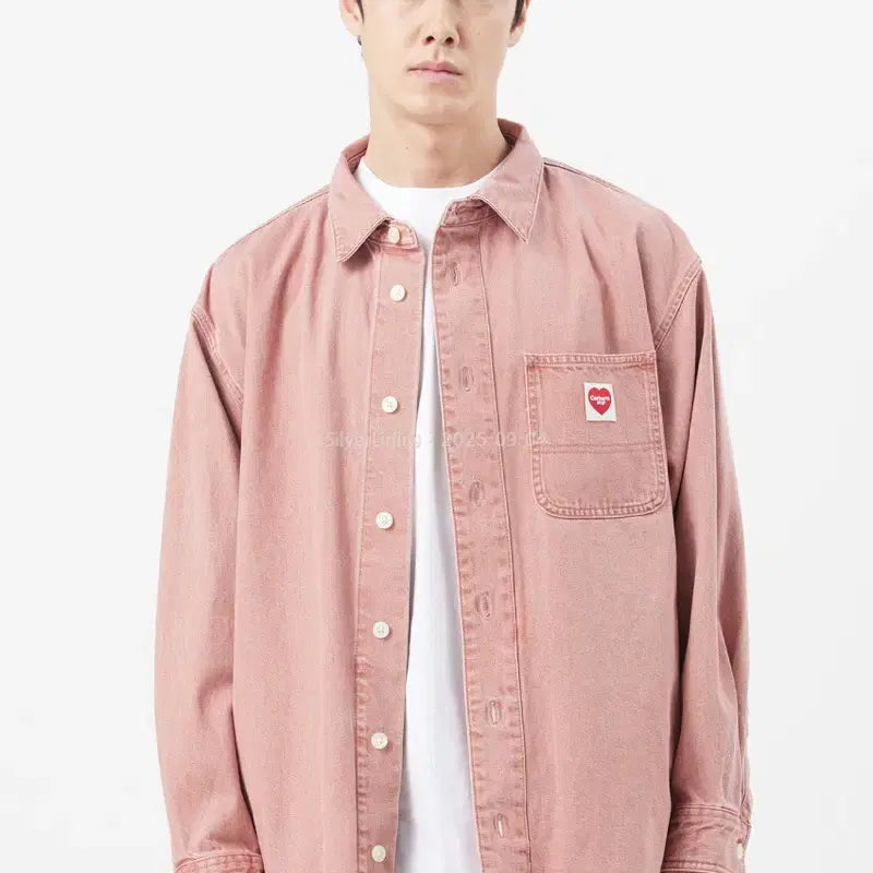 [BUNJANG] Carhartt WIP Nash Shirt Pink / 칼하트 윕 내쉬 셔츠 s 핑크