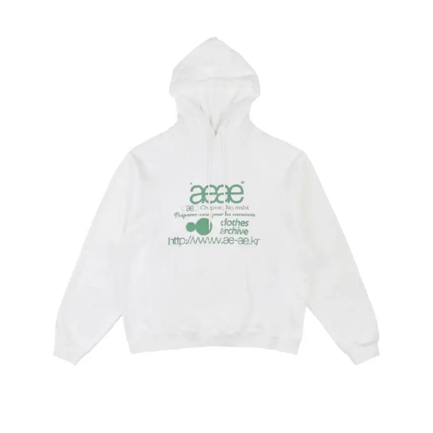 [BUNJANG] AEAE Hoodie White / aeae 후디 화이트