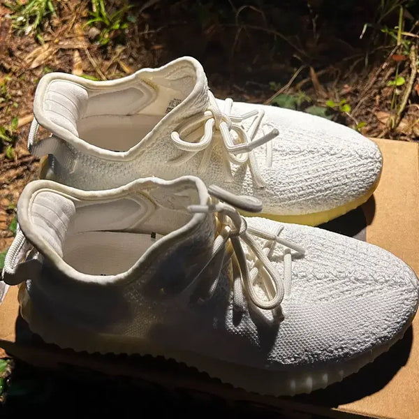 [BUNJANG] Adidas Yeezy Boost 350 V2 Cream White Shoes / 이지부스트 350 V2 크림화이트 235 새상품급