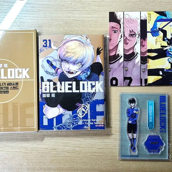 [BUNJANG] Blue Lock Volume 31 Limited Edition Full Set Nagi Seishiro Acrylic Stand & Illustration Card / 블루록 31권 한정판 풀구성 나기 세이시로 아크릴 스탠드 일러스트카드