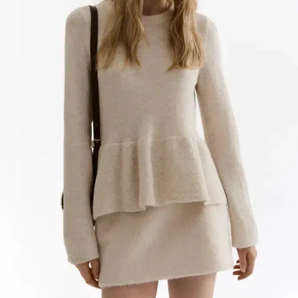 [BUNJANG] H&M Peplum Knit Sweater / 에에치앤엠 H&M 니트