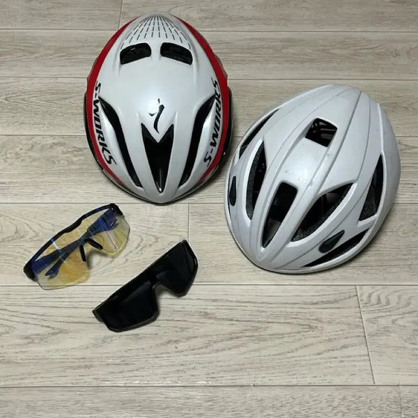 [BUNJANG] Pixiroad Bicycle Helmet & Goggles Set / 픽시로드 자전거 헬멧 고글 판매