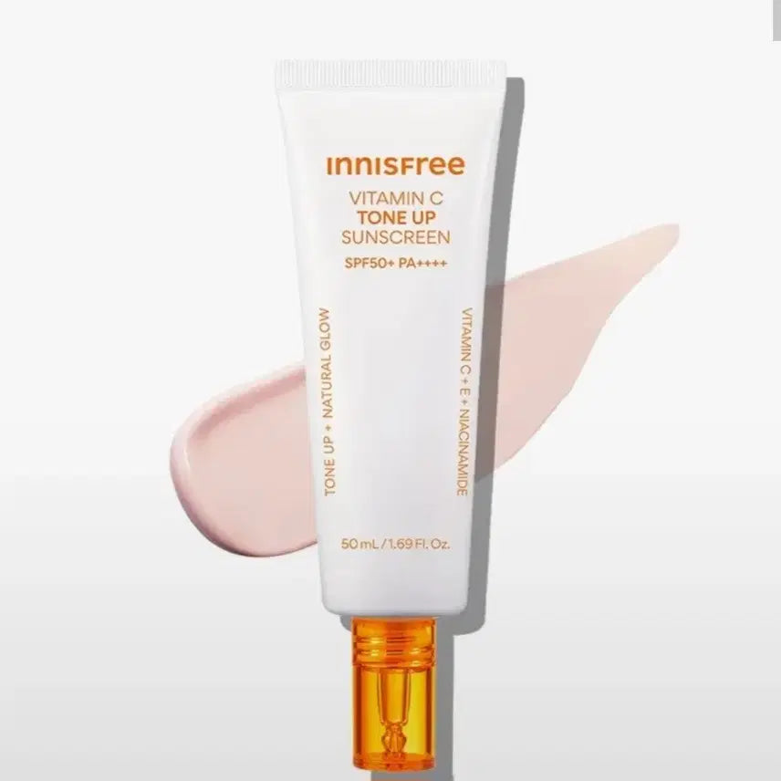 [BUNJANG] Innisfree Vitamin C Peach Tone-Up Sunscreen 50ml / (새상품) 이니스프리 비타민C 피치 톤업 선크림