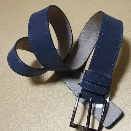 [BUNJANG] LC Waikiki Real Leather Belt Navy / 엘씨와이키키 LCWAIKIKI 리얼가죽벨트 네이비컬러 허리38까지
