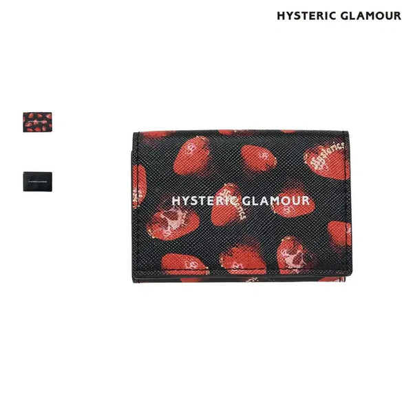 [BUNJANG] Hysteric Glamour Skull Berry Tri-Fold Wallet / 히스테릭 글래머 스컬베리 삼단지갑