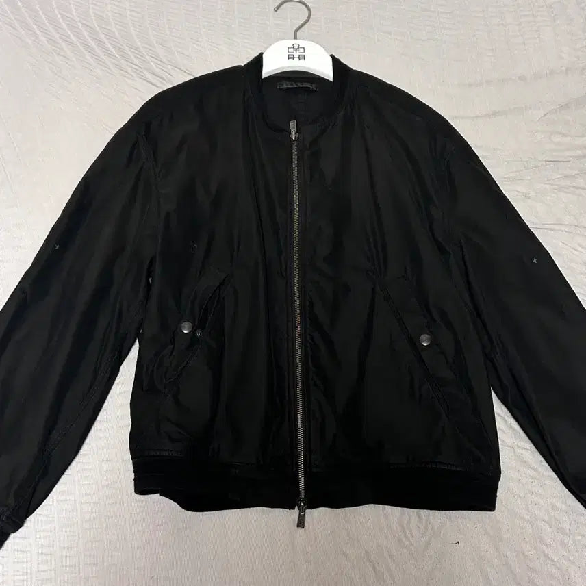 [BUNJANG] POLIUTERU MA-1 Jacket Black / [2] 폴리테루 라이트 마원 블랙