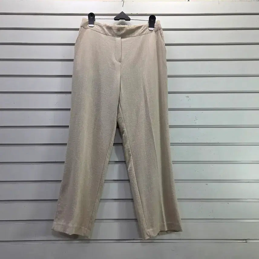 [BUNJANG] Women's Summer Slack Banding Pants Beige / 연베이지  여성 여름 슬랙스 밴딩바지 77/보물찾기천사