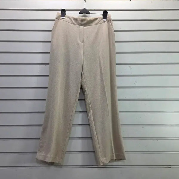 [BUNJANG] Women's Summer Slack Banding Pants Beige / 연베이지  여성 여름 슬랙스 밴딩바지 77/보물찾기천사