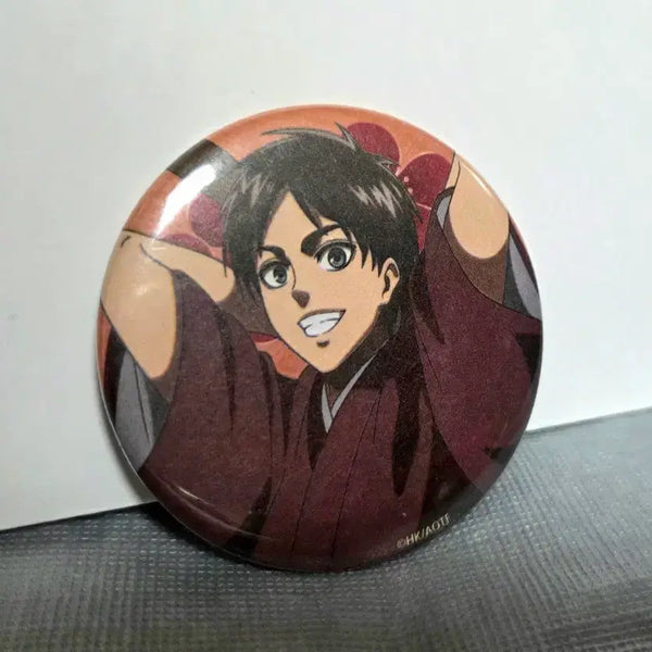 [BUNJANG] Attack on Titan Eren Yeager Enamel Pin / 진격거 에렌 예거 캔뱃지